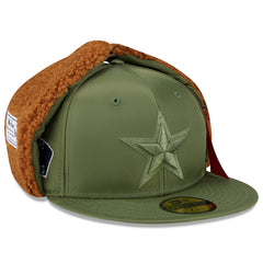 Dallas Cowboys New Era x Alpha Industries Dog Ears 59FIFTY Fitted Hat Olive - NFL