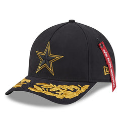 Dallas Cowboys New Era x Alpha Industries A-Frame 9FORTY Adjustable Hat Black - NFL