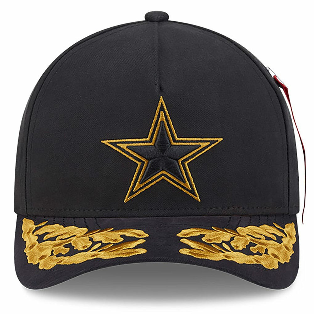 Dallas Cowboys New Era x Alpha Industries A-Frame 9FORTY Adjustable Hat Black - NFL