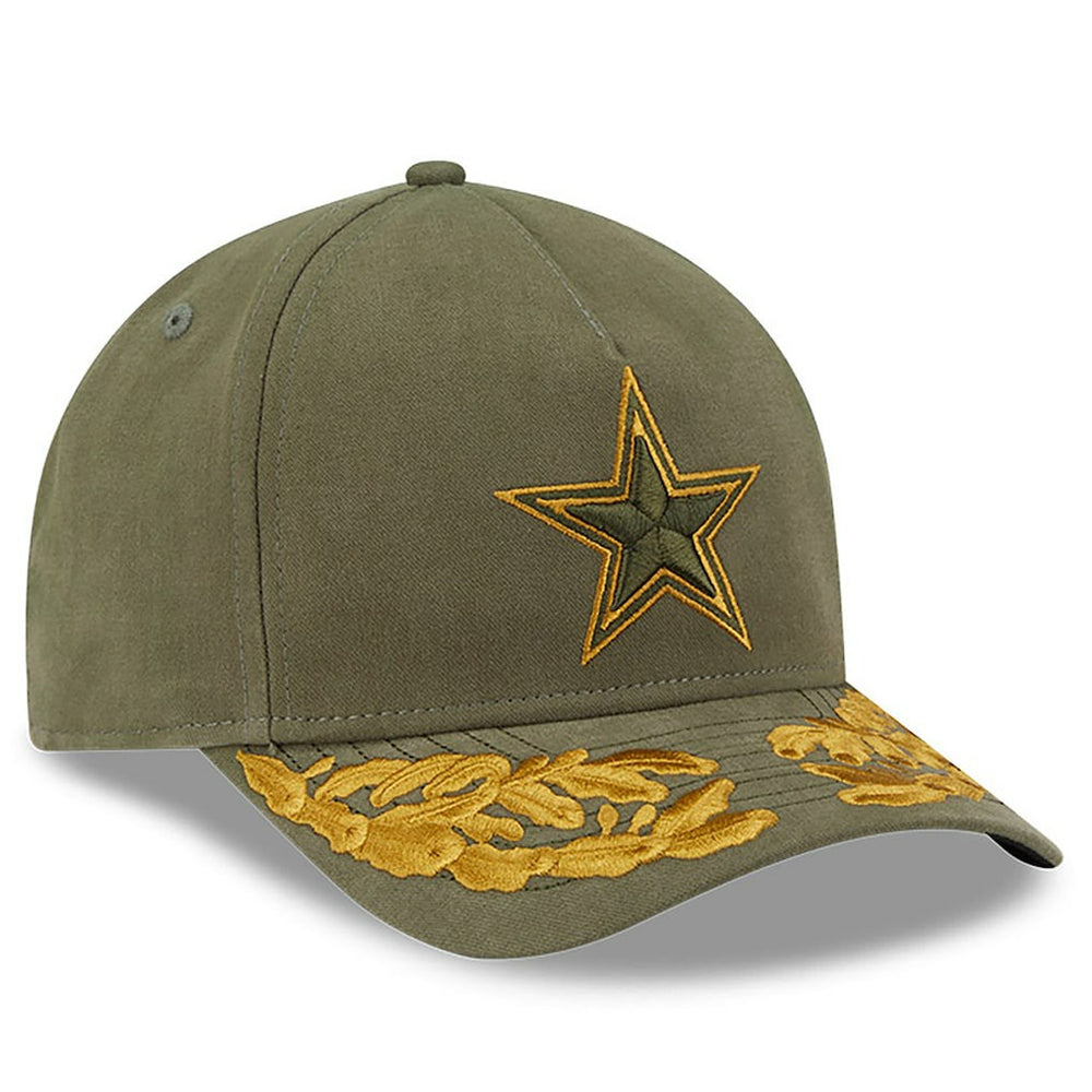 Dallas Cowboys New Era x Alpha Industries A-Frame 9FORTY Adjustable Hat Olive - NFL