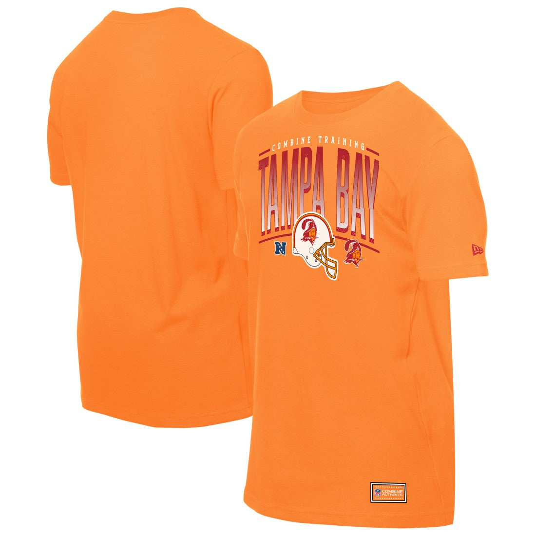 Tampa Bay Buccaneers New Era Combine Authentic Training Throwback T-Shirt Orange - NFL
