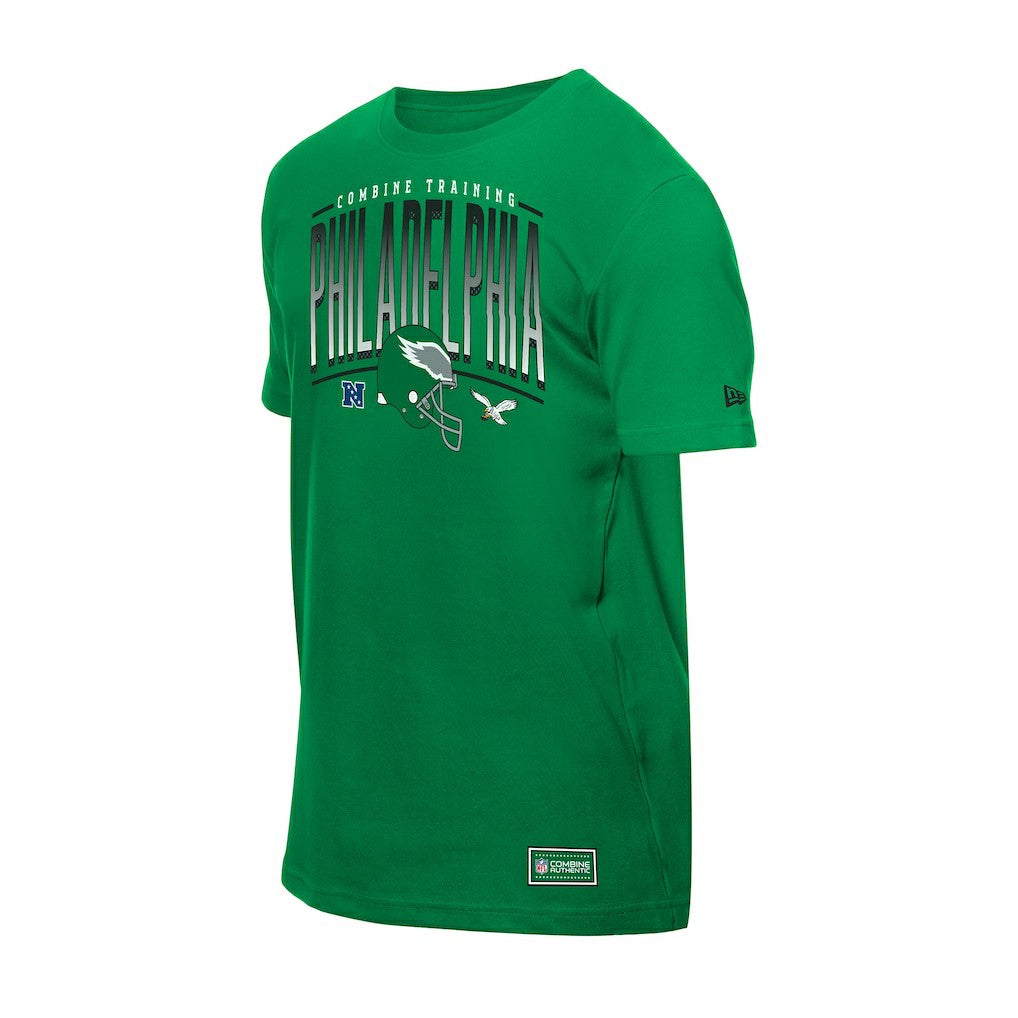 Philadelphia Eagles New Era Combine Authentic Training Throwback T-Shirt Green - NFL