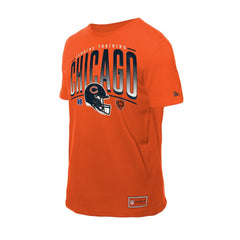 Chicago Bears New Era Combine Authentic Helmet T-Shirt Orange - NFL