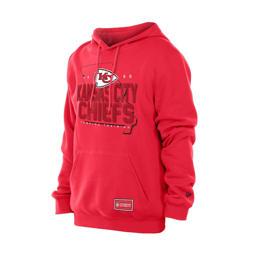 Kansas City Chiefs New Era Combine Authentic Local State Throwback Hoodie Red - NFL