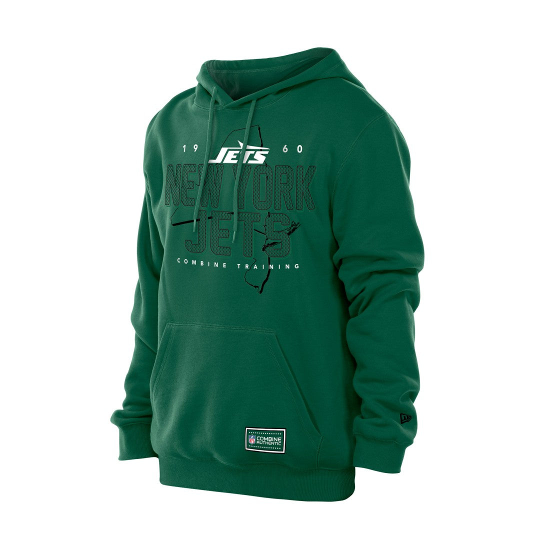 New York Jets New Era Combine Authentic Local State Throwback Hoodie Green - NFL
