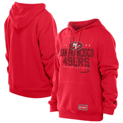 San Francisco 49ers New Era Combine Authentic Local State Throwback Hoodie Scarlet - NFL