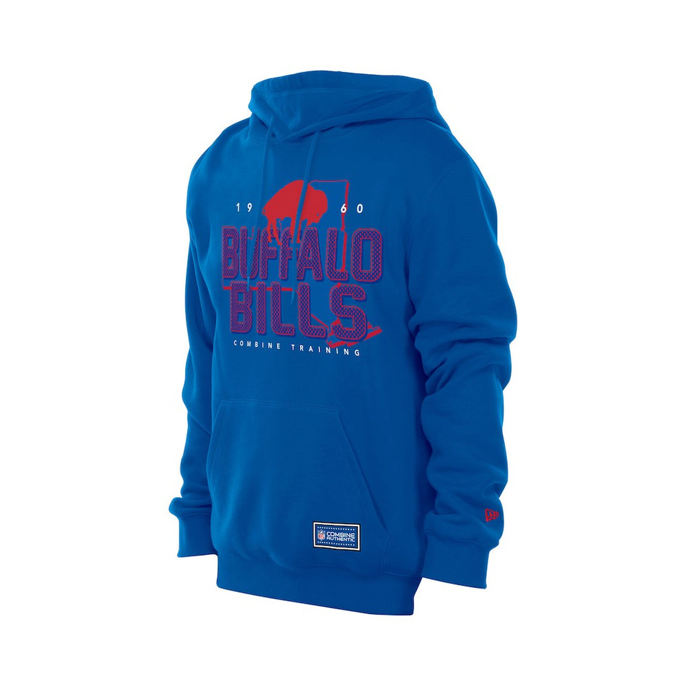 Buffalo Bills New Era Combine Authentic Local State Throwback Hoodie Royal - NFL
