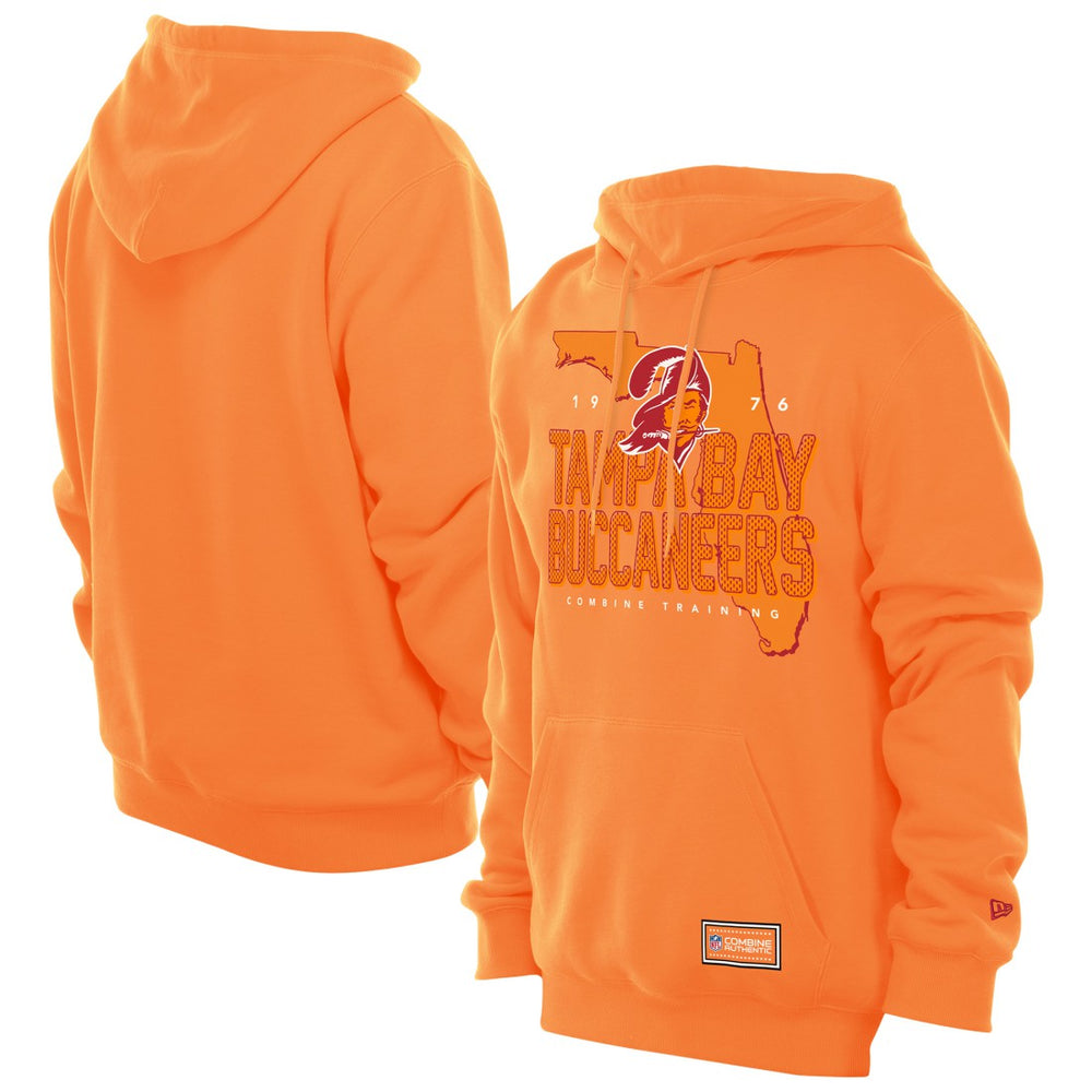 Tampa Bay Buccaneers New Era Combine Authentic Local State Throwback Hoodie Orange - NFL