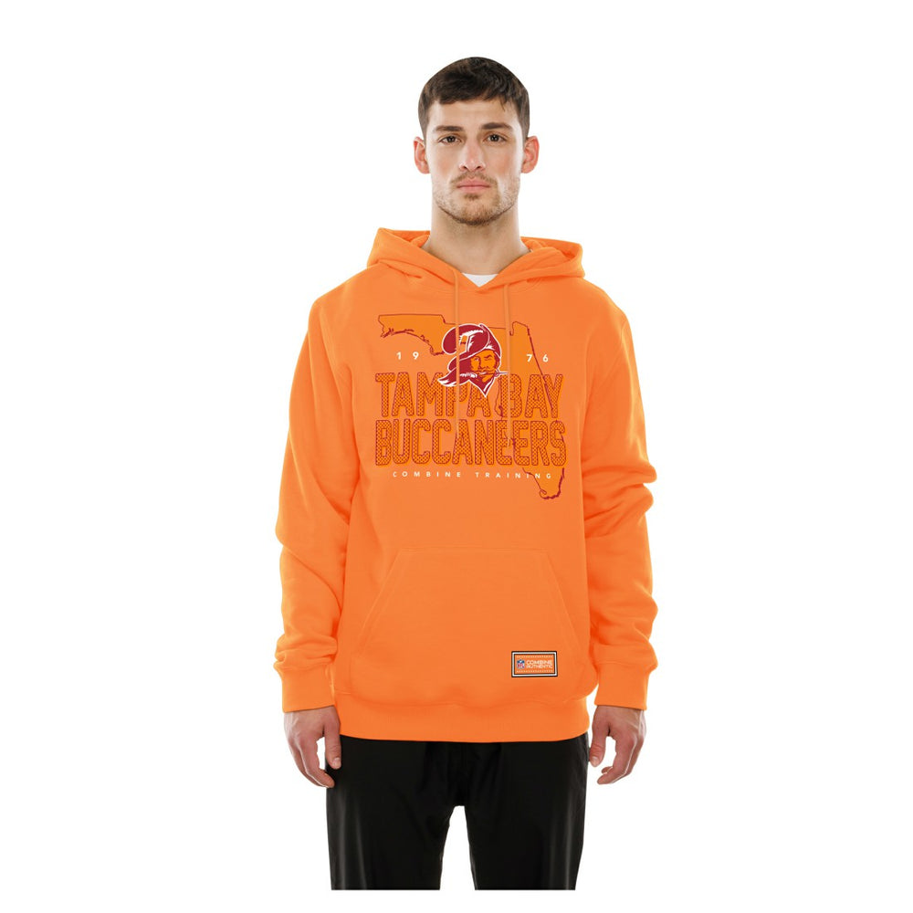Tampa Bay Buccaneers New Era Combine Authentic Local State Throwback Hoodie Orange - NFL
