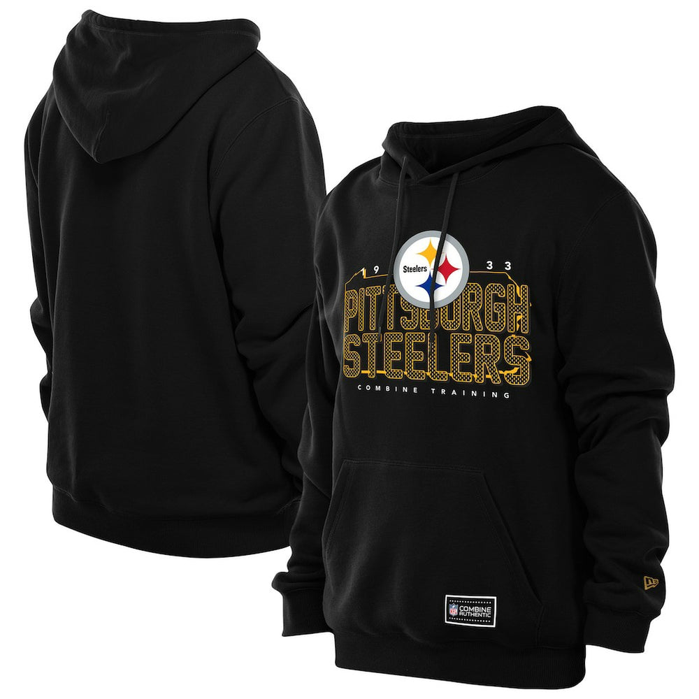 Pittsburgh Steelers New Era Combine Authentic Local State Hoodie Black - NFL