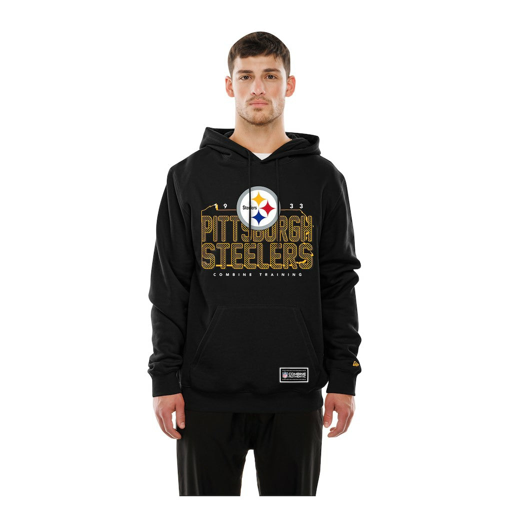 Pittsburgh Steelers New Era Combine Authentic Local State Hoodie Black - NFL