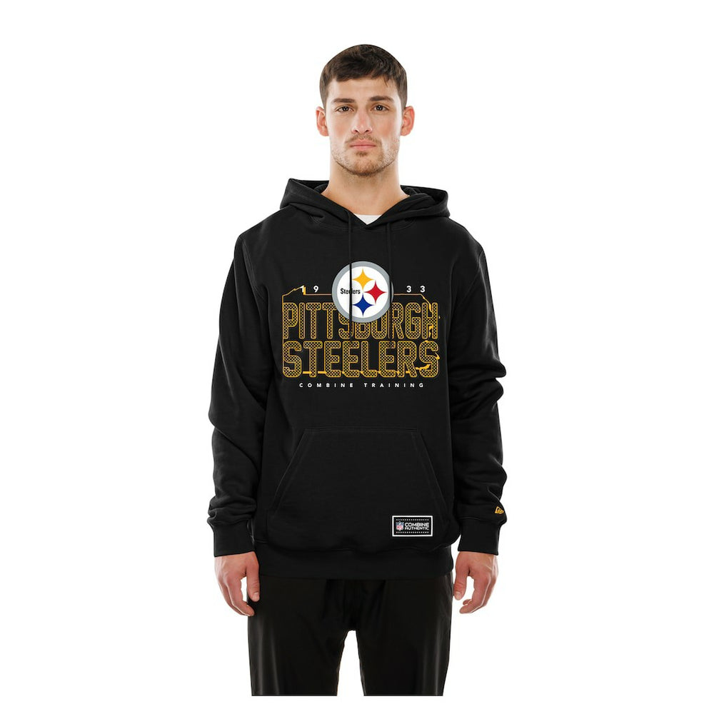 Pittsburgh Steelers New Era Combine Authentic Local State Hoodie Black - NFL