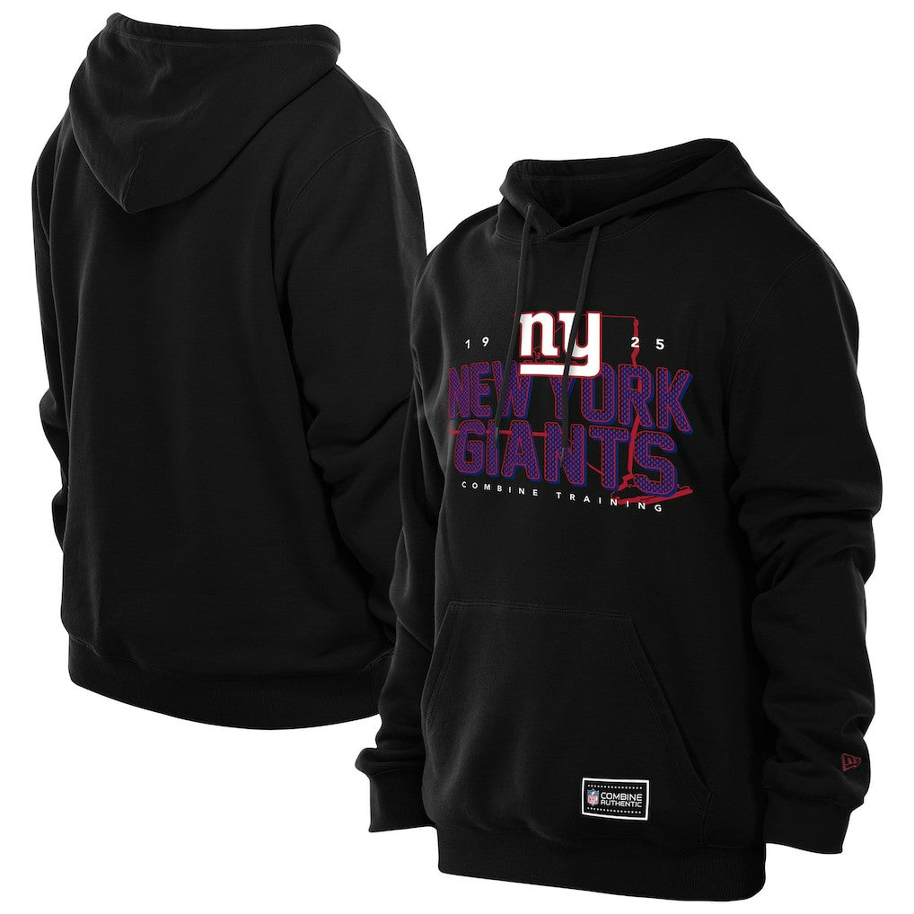 New York Giants New Era Combine Authentic Local State Hoodie Black - NFL