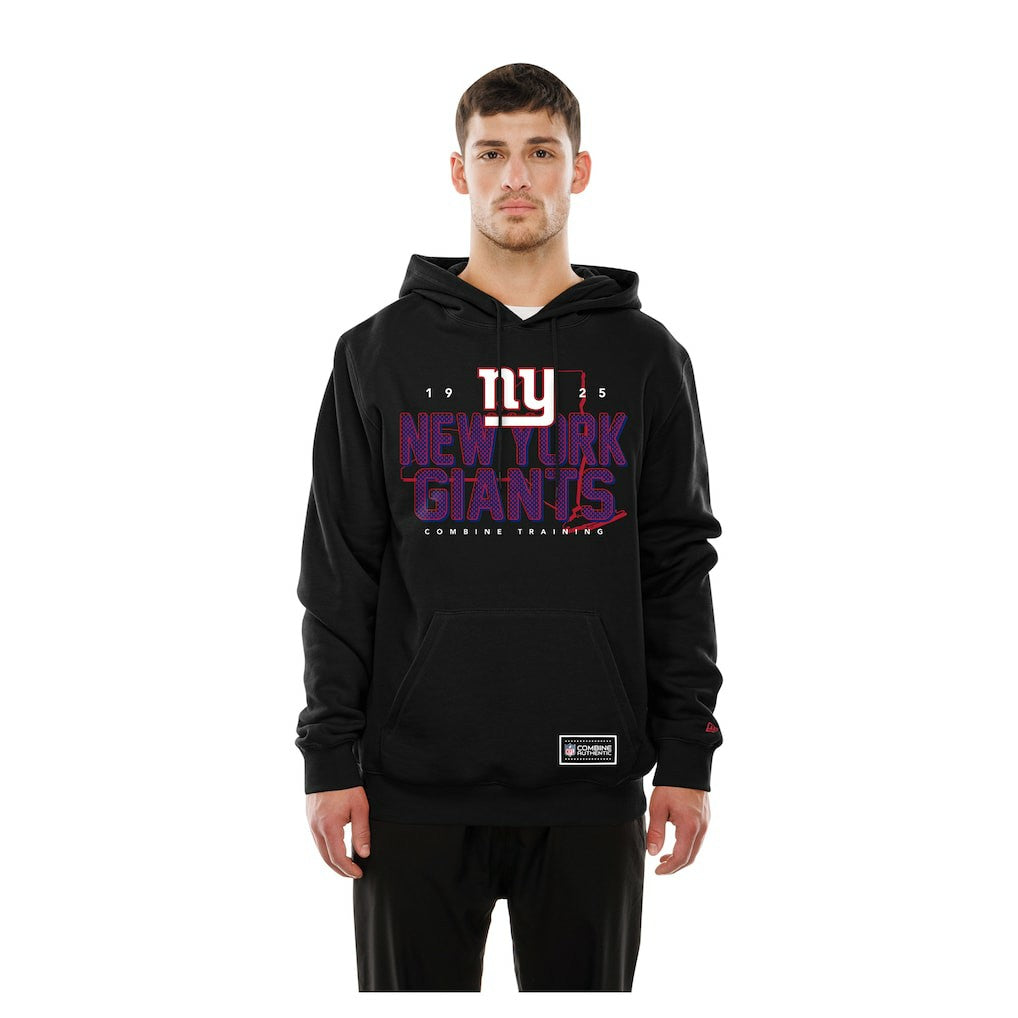 New York Giants New Era Combine Authentic Local State Hoodie Black - NFL