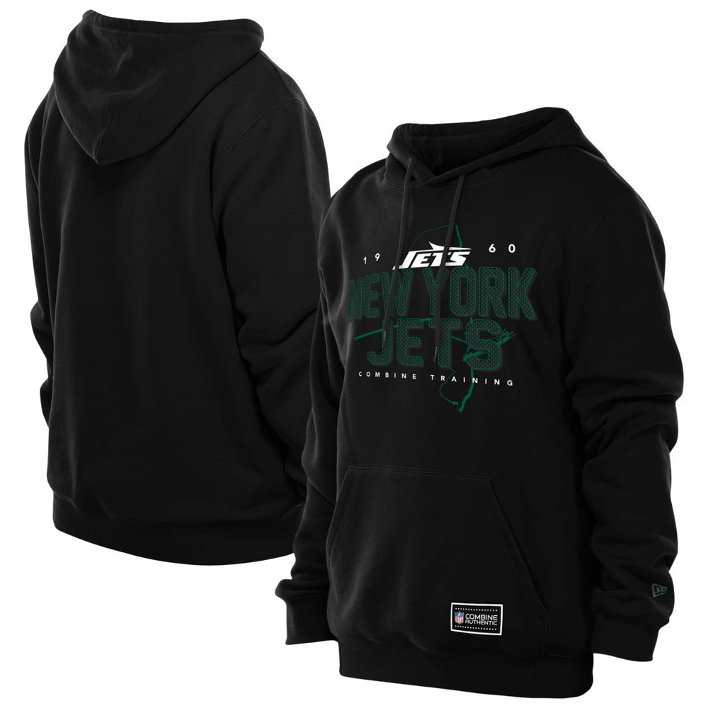 New York Jets New Era Combine Authentic Local State Hoodie Black - NFL