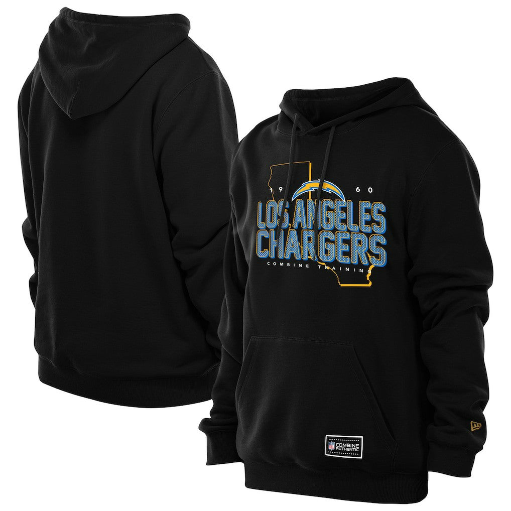 Los Angeles Chargers New Era Combine Authentic Local State Hoodie Black - NFL