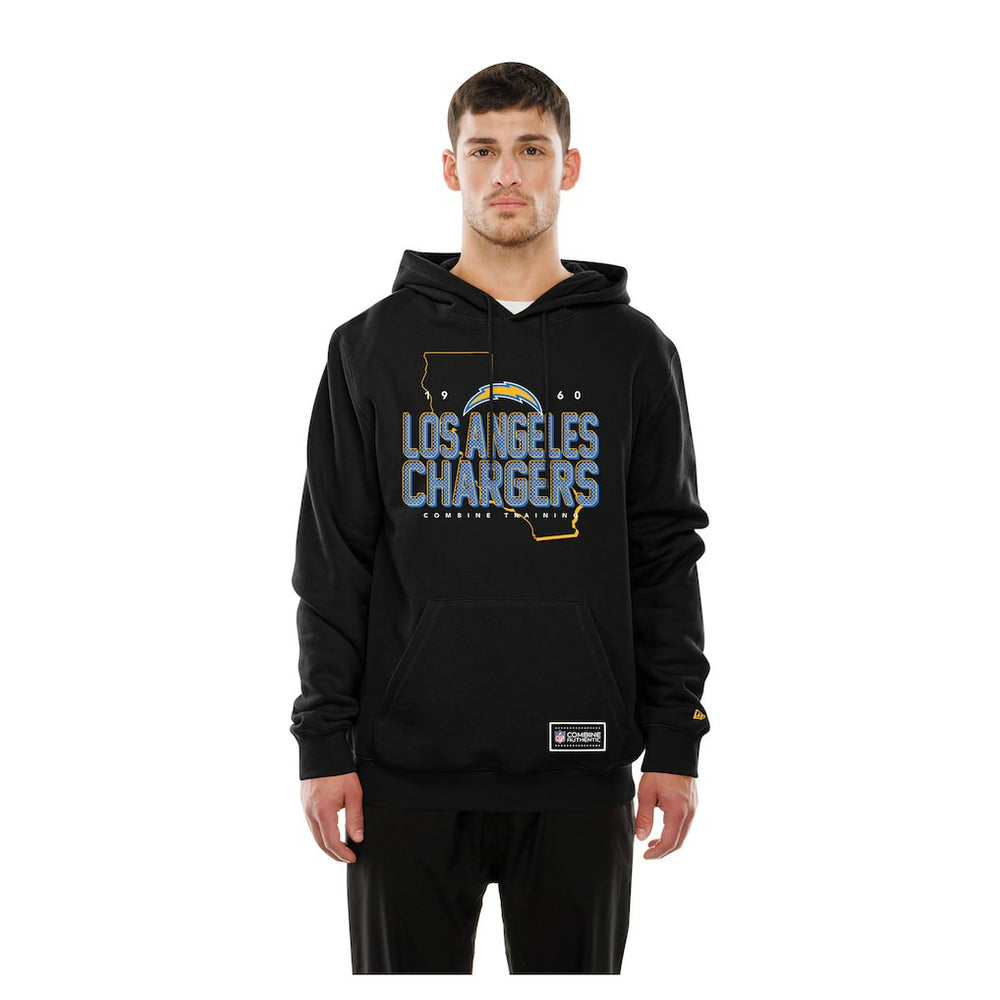 Los Angeles Chargers New Era Combine Authentic Local State Hoodie Black - NFL