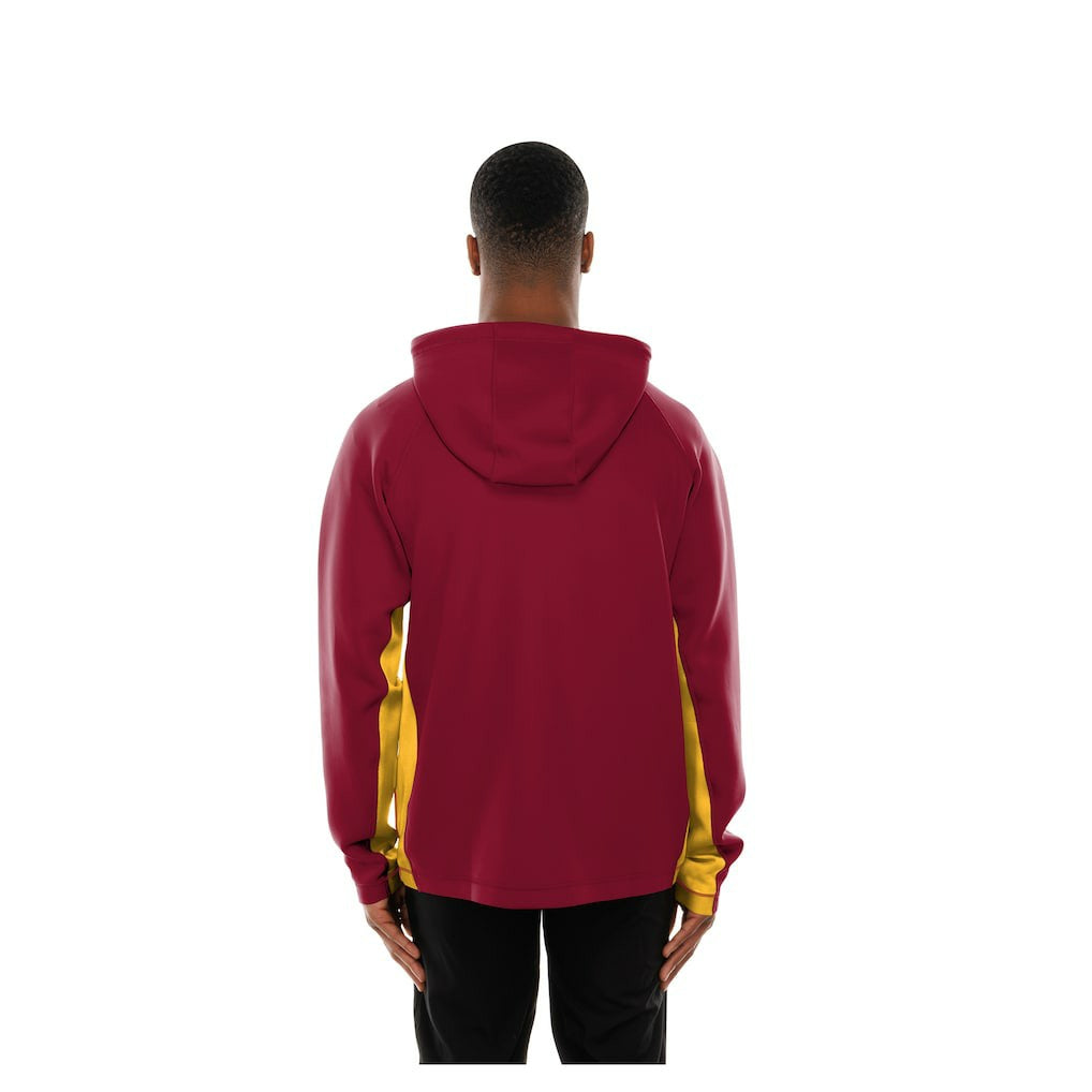 Washington Commanders New Era Combine Authentic Raglan Scuba Full-Zip Hoodie Burgundy - NFL