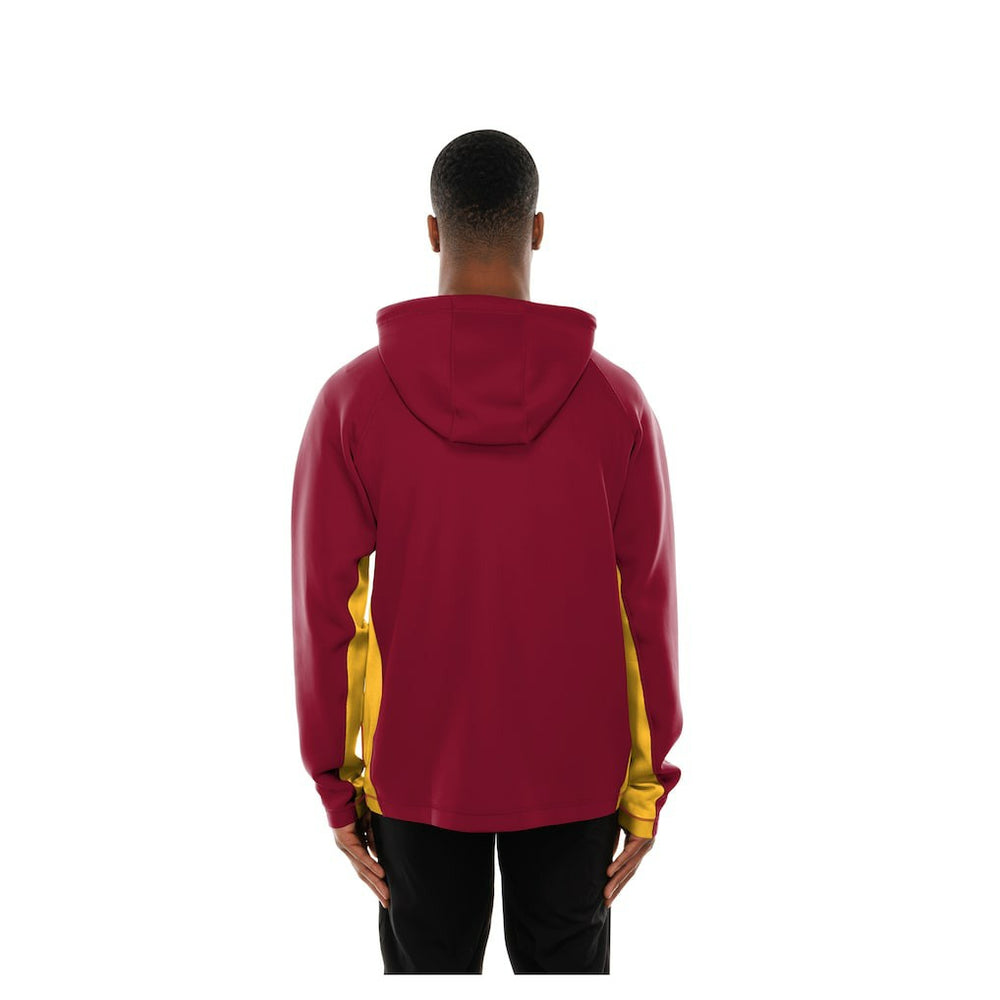 Washington Commanders New Era Combine Authentic Raglan Scuba Full-Zip Hoodie Burgundy - NFL