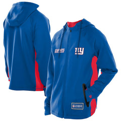 New York Giants New Era Combine Authentic Raglan Scuba Full-Zip Hoodie Royal - NFL