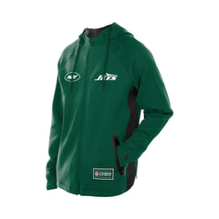 New York Jets New Era Combine Authentic Raglan Scuba Full-Zip Hoodie Green - NFL