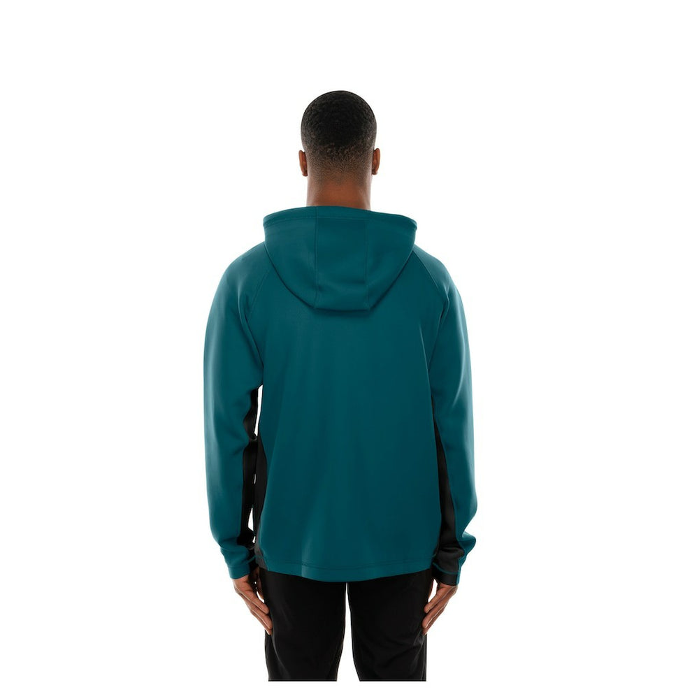 Philadelphia Eagles New Era Combine Authentic Raglan Scuba Full-Zip Hoodie Midnight Green - NFL