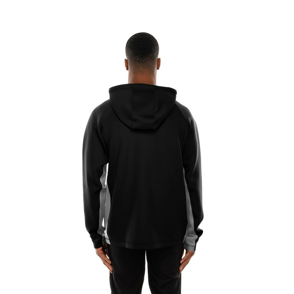 Las Vegas Raiders New Era Combine Authentic Raglan Scuba Full-Zip Hoodie Black - NFL