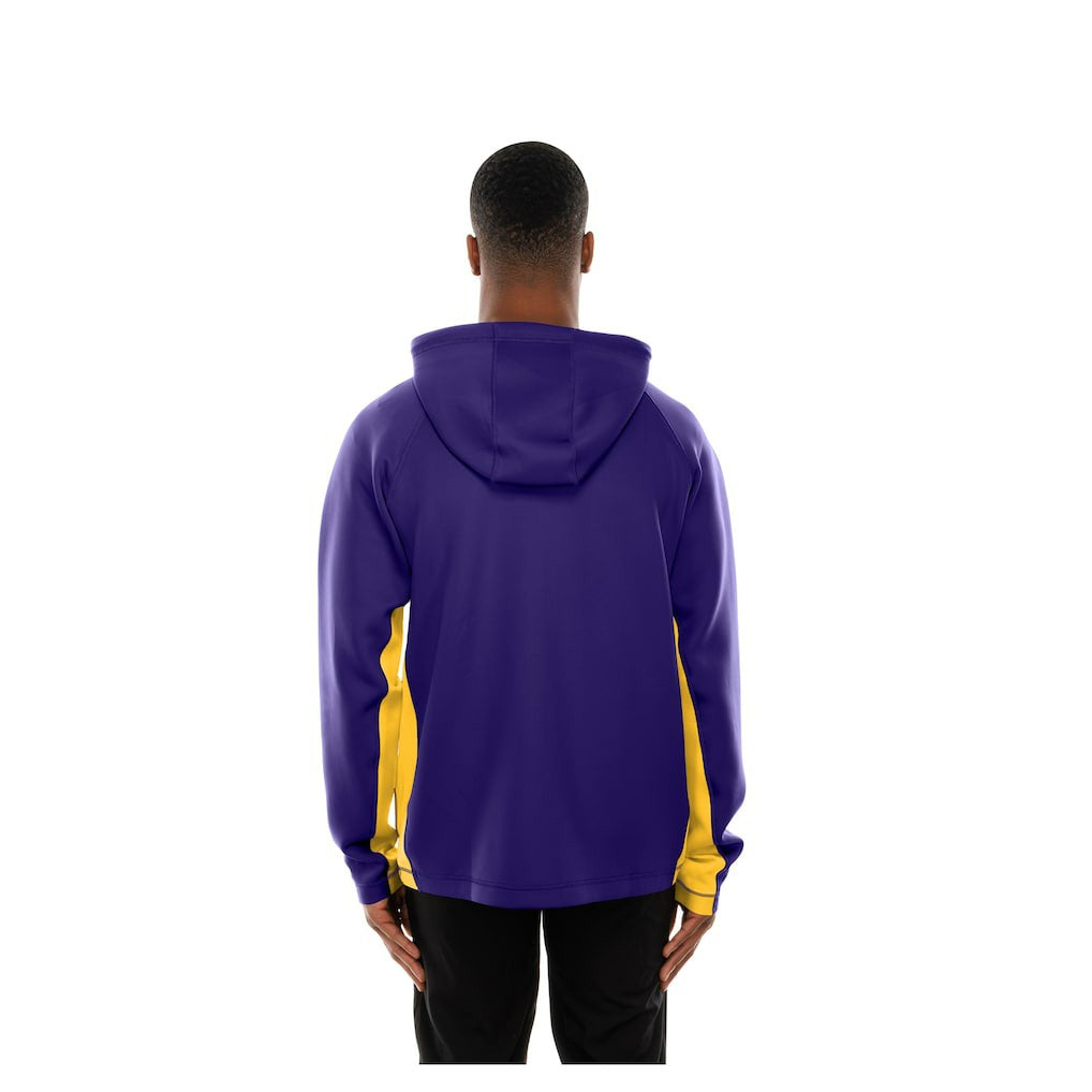 Minnesota Vikings New Era Combine Authentic Raglan Scuba Full-Zip Hoodie Purple - NFL