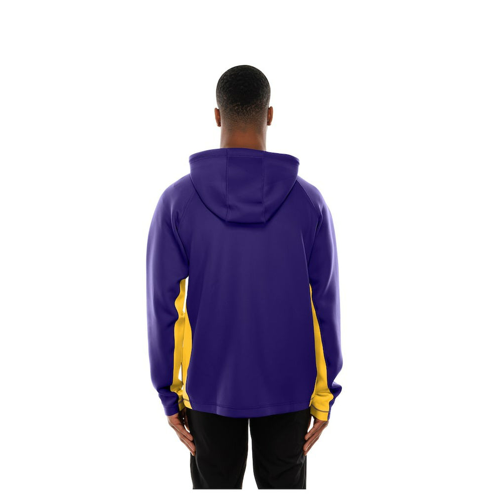 Minnesota Vikings New Era Combine Authentic Raglan Scuba Full-Zip Hoodie Purple - NFL