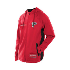 Atlanta Falcons New Era Combine Authentic Raglan Scuba Full-Zip Hoodie Red - NFL