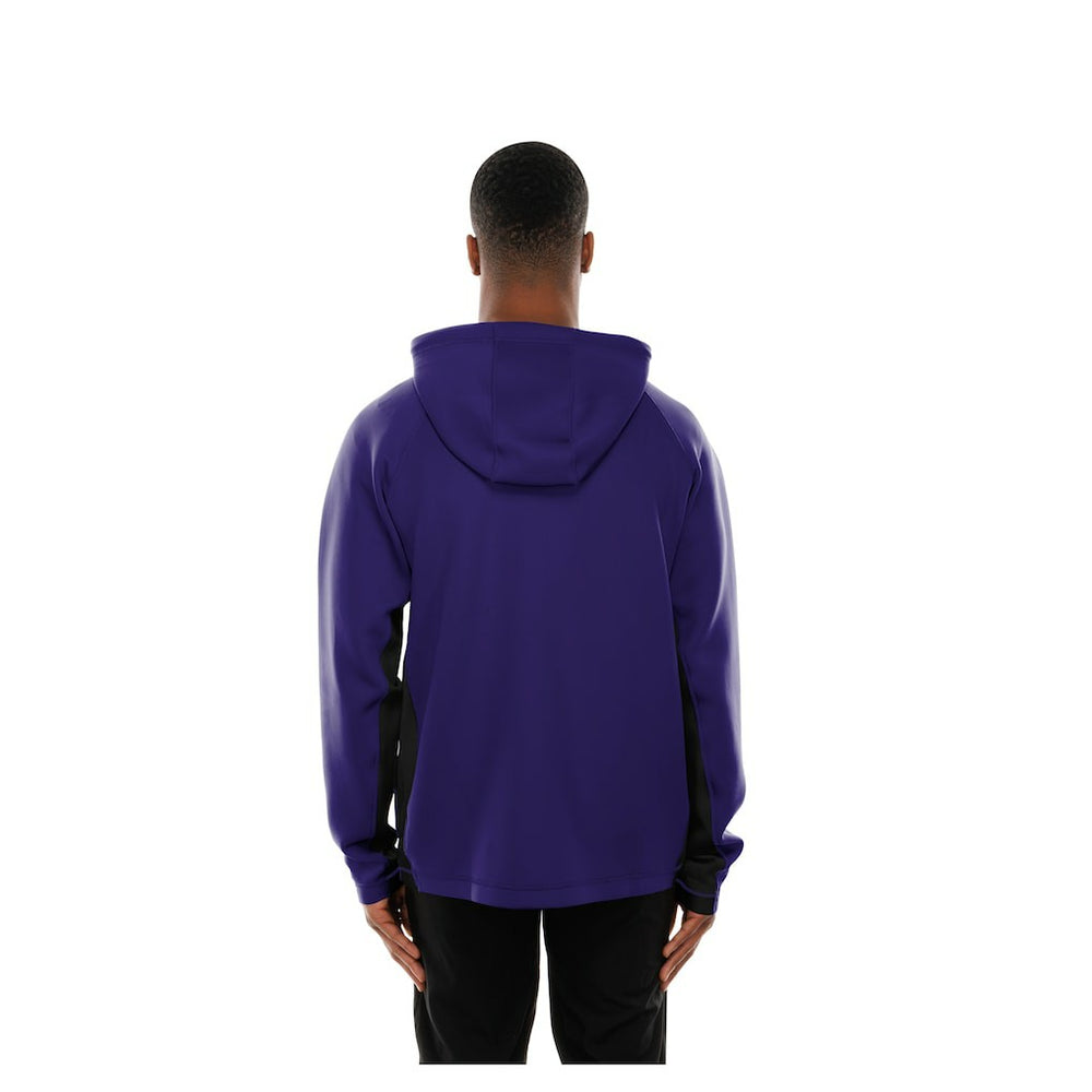 Baltimore Ravens New Era Combine Authentic Raglan Scuba Full-Zip Hoodie Purple - NFL