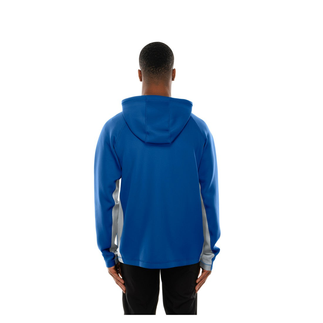 Detroit Lions New Era Combine Authentic Raglan Scuba Full-Zip Hoodie Blue - NFL