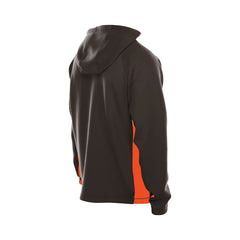Cleveland Browns New Era Combine Authentic Raglan Scuba Full-Zip Hoodie Brown - NFL