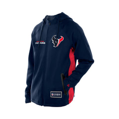 Houston Texans New Era Combine Authentic Raglan Scuba Full-Zip Hoodie Navy - NFL