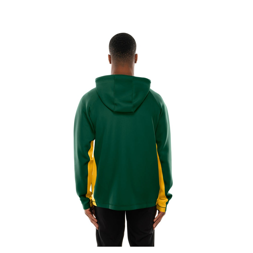 Green Bay Packers New Era Combine Authentic Raglan Scuba Full-Zip Hoodie Green - NFL