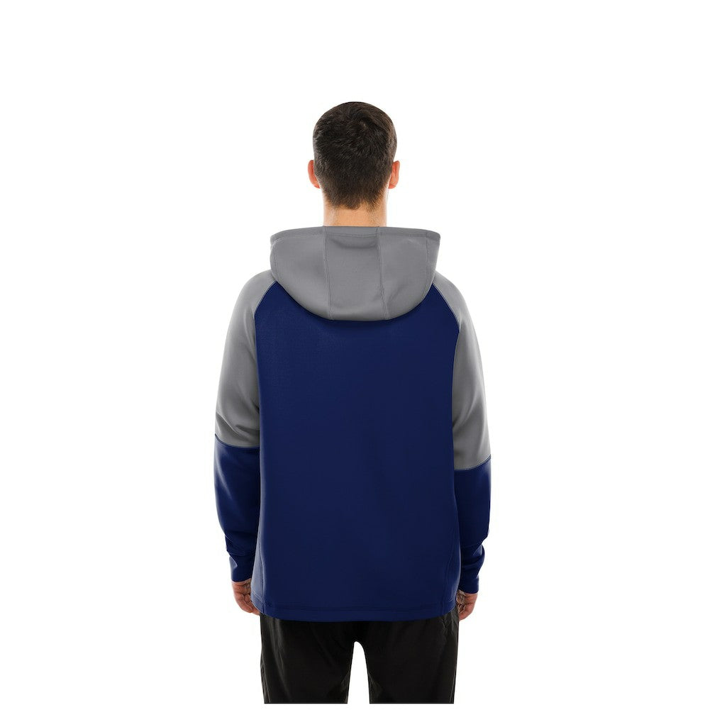 Indianapolis Colts New Era Combine Authentic Color Block Raglan Pullover Hoodie Royal - NFL