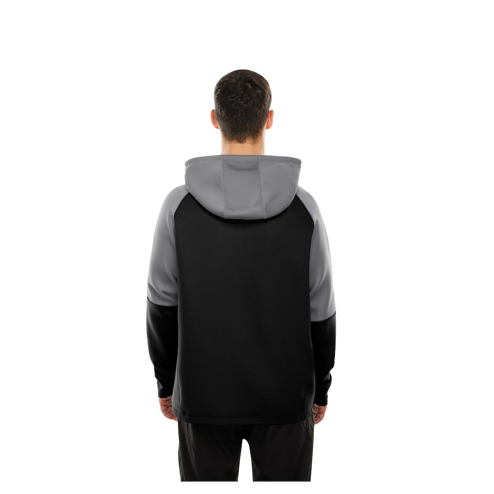 Las Vegas Raiders New Era Combine Authentic Color Block Raglan Pullover Hoodie Black - NFL