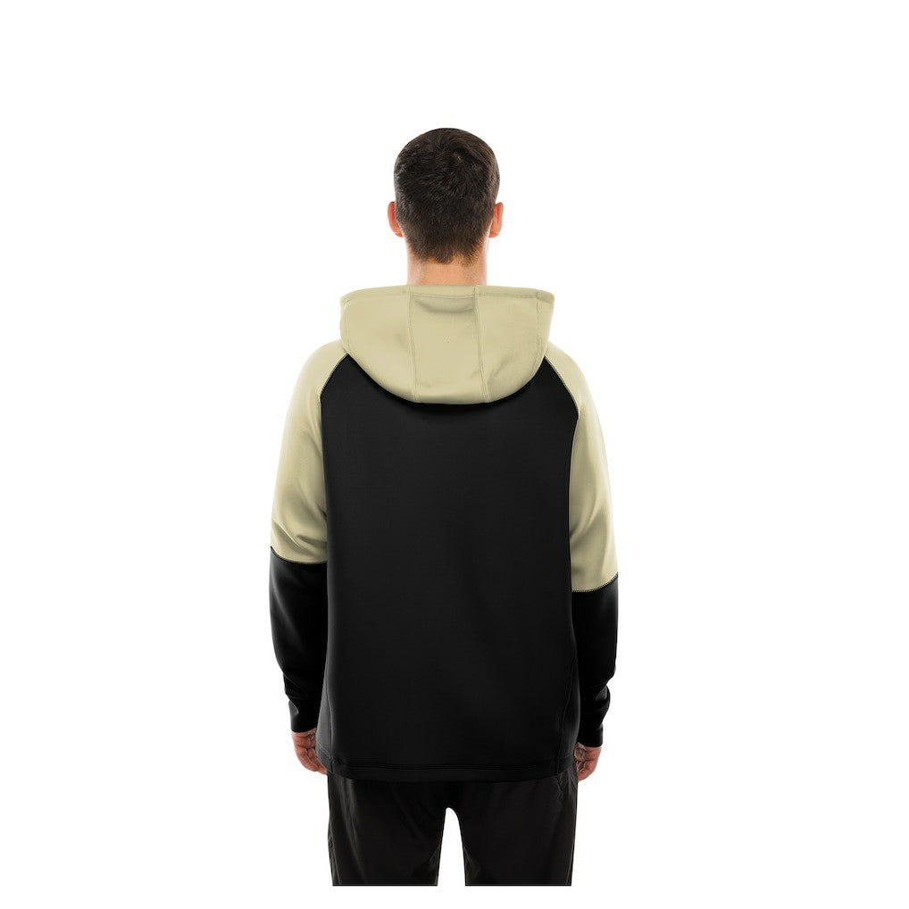 New Orleans Saints New Era Combine Authentic Color Block Raglan Pullover Hoodie Black - NFL