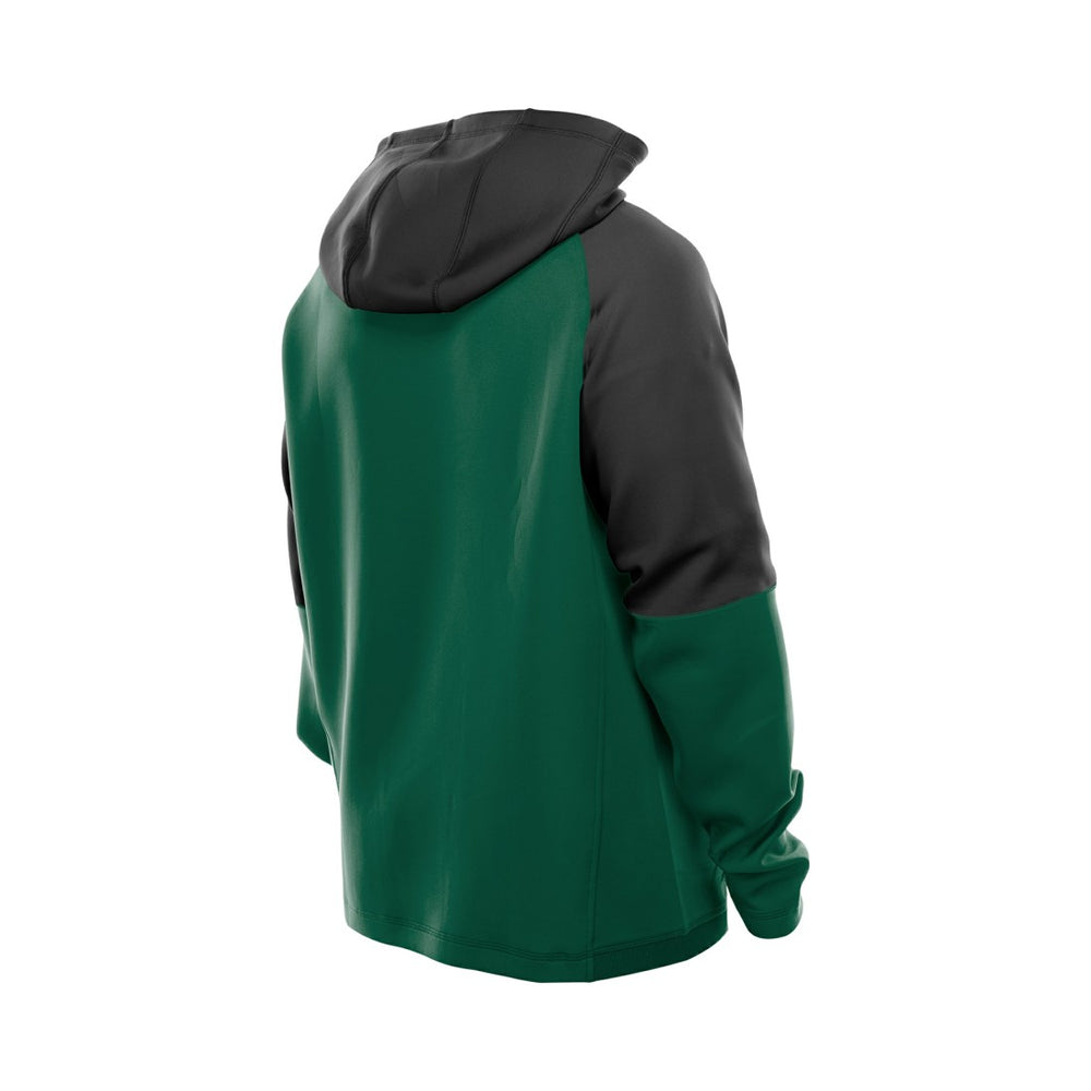 New York Jets New Era Combine Authentic Color Block Raglan Pullover Hoodie Green - NFL