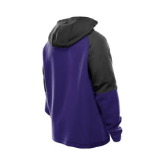 Baltimore Ravens New Era Combine Authentic Color Block Raglan Pullover Hoodie Purple - NFL