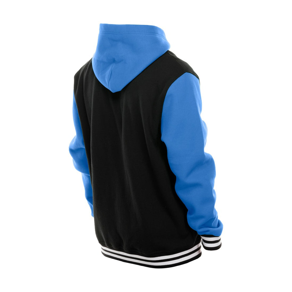 Detroit Lions New Era Full-Snap Fleece Hoodie Jacket Black - NFL