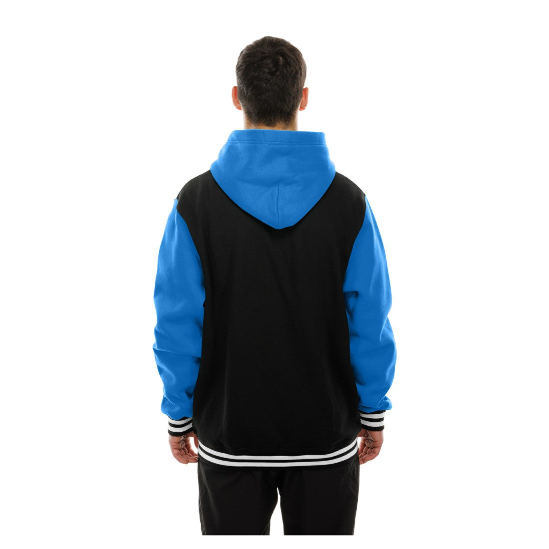 Detroit Lions New Era Full-Snap Fleece Hoodie Jacket Black - NFL