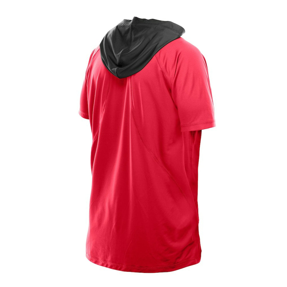 Kansas City Chiefs New Era Combine Authentic Hooded Raglan Short-Sleeve T-Shirt Red - NFL