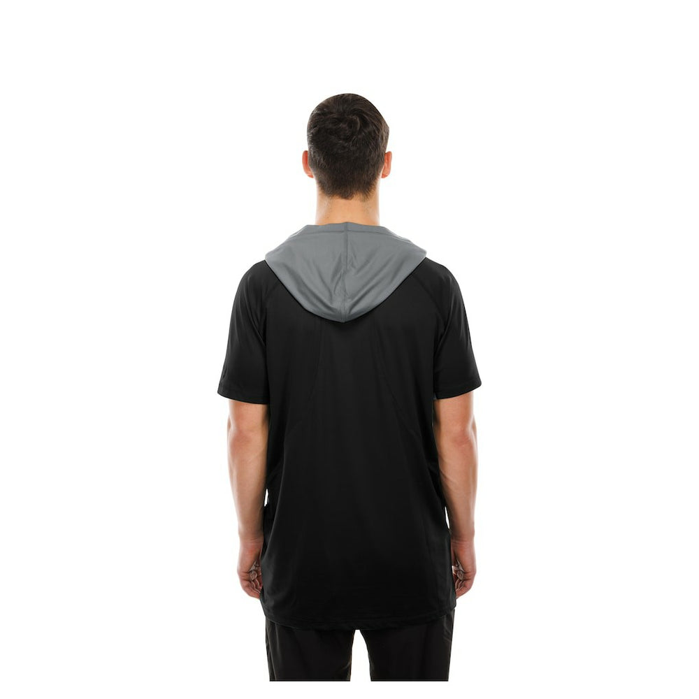 Las Vegas Raiders New Era Combine Authentic Hooded Raglan Short-Sleeve T-Shirt Black - NFL
