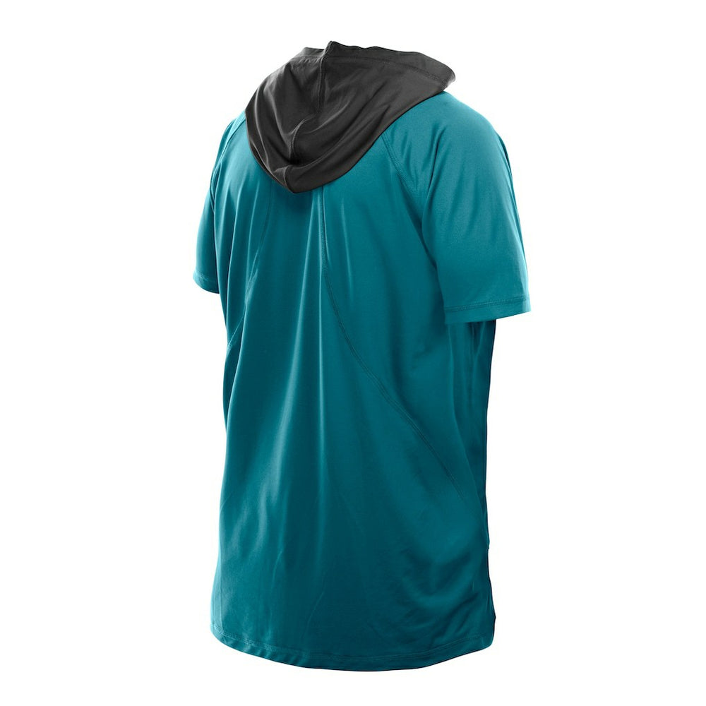 Jacksonville Jaguars New Era Combine Authentic Hooded Raglan Short-Sleeve T-Shirt Teal - NFL