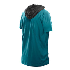 Jacksonville Jaguars New Era Combine Authentic Hooded Raglan Short-Sleeve T-Shirt Teal - NFL