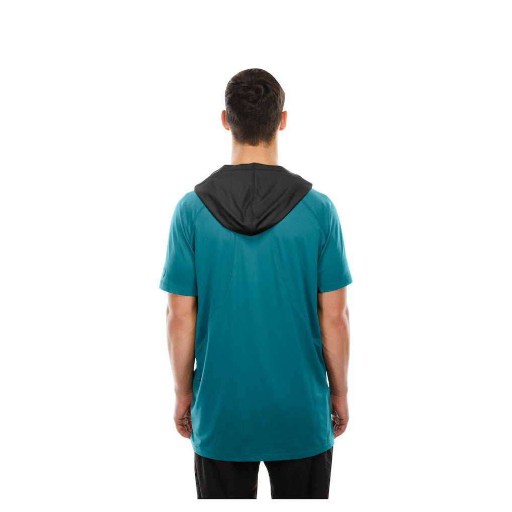 Jacksonville Jaguars New Era Combine Authentic Hooded Raglan Short-Sleeve T-Shirt Teal - NFL