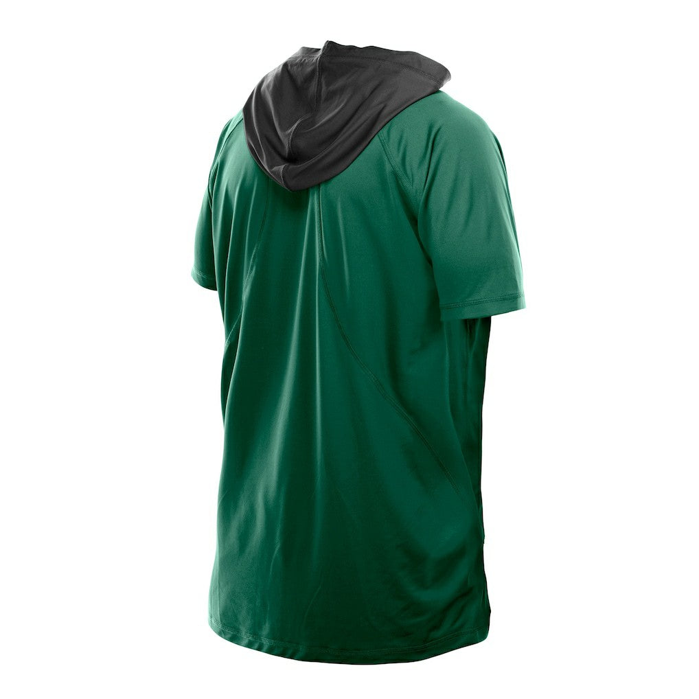 New York Jets New Era Combine Authentic Hooded Raglan Short-Sleeve T-Shirt Green - NFL