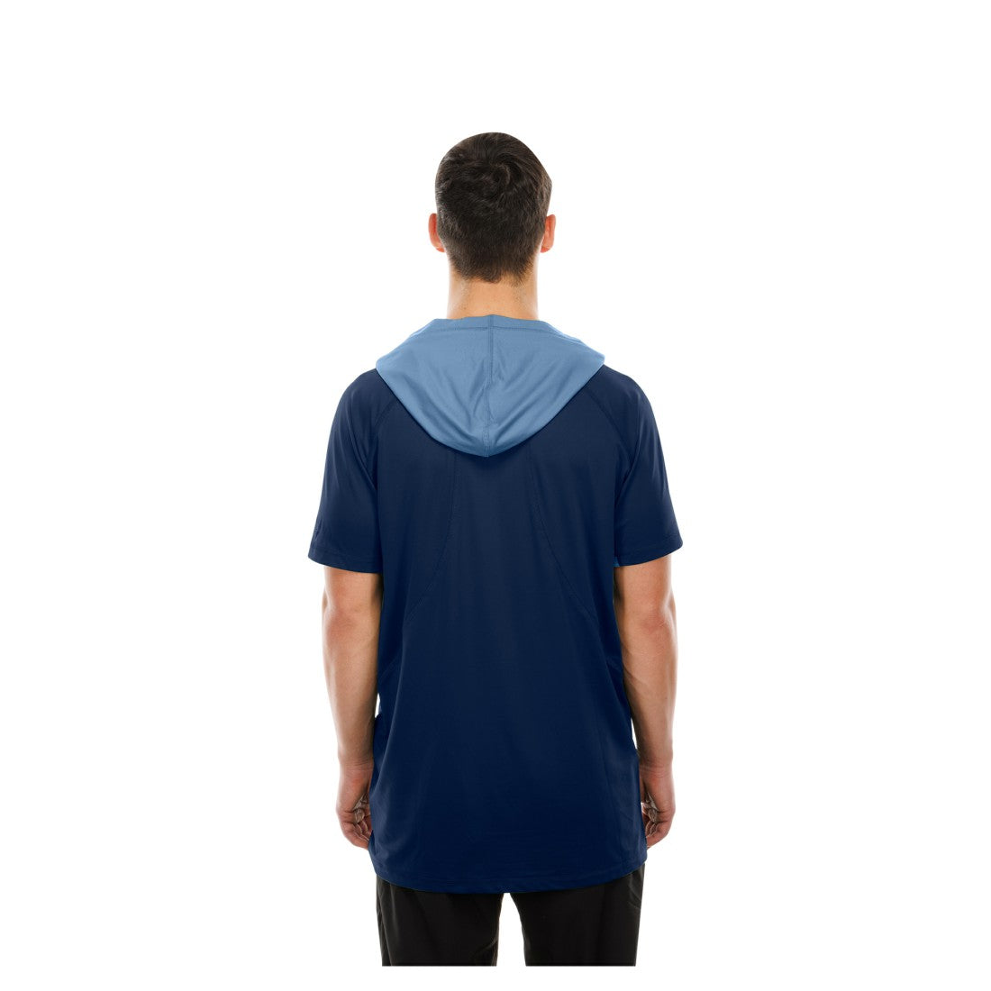 Tennessee Titans New Era Combine Authentic Hooded Raglan Short-Sleeve T-Shirt Navy - NFL