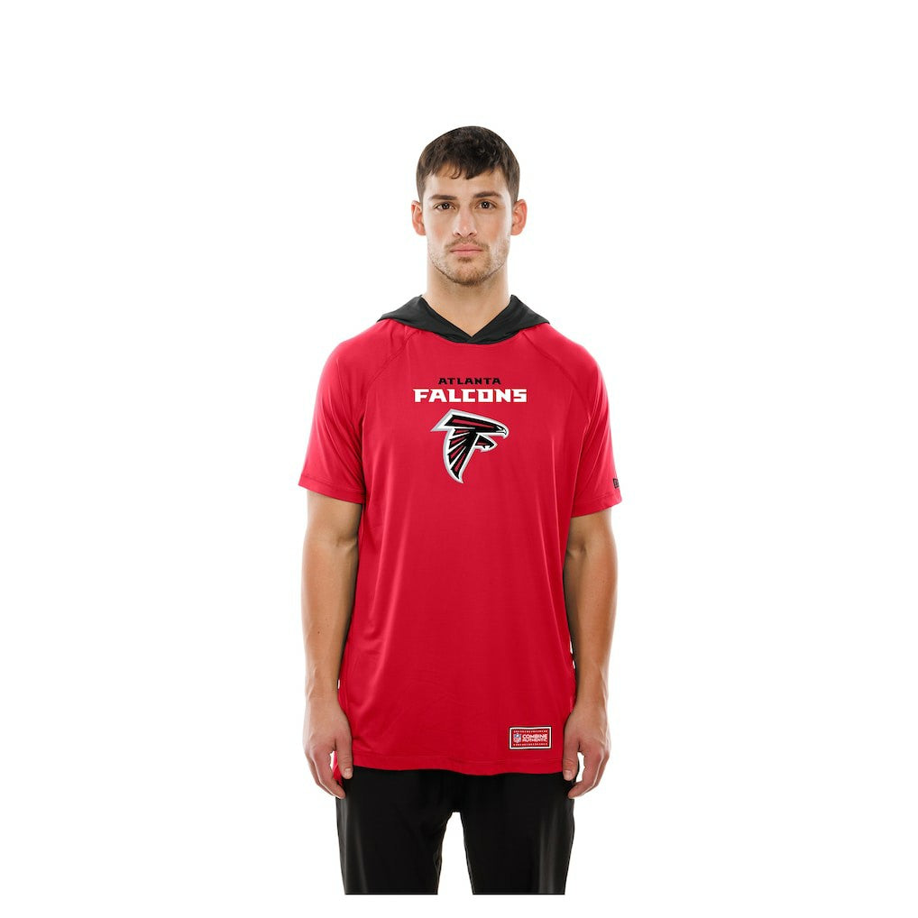 Atlanta Falcons New Era Combine Authentic Hooded Raglan Short-Sleeve T-Shirt Red - NFL